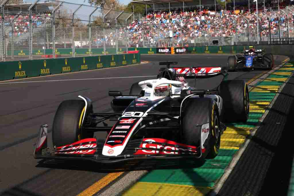 Kevin Magnussen durante treinos para GP da Austrália de 2024 |  Equipe Haas F1