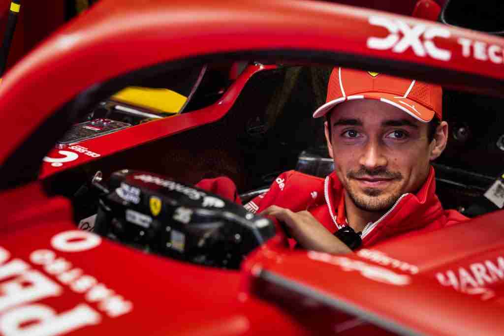 Charles Leclerc durante o fim de semana do Grande Prêmio do Japão de 2024 |  Assessoria de Imprensa da Suderia Ferrari