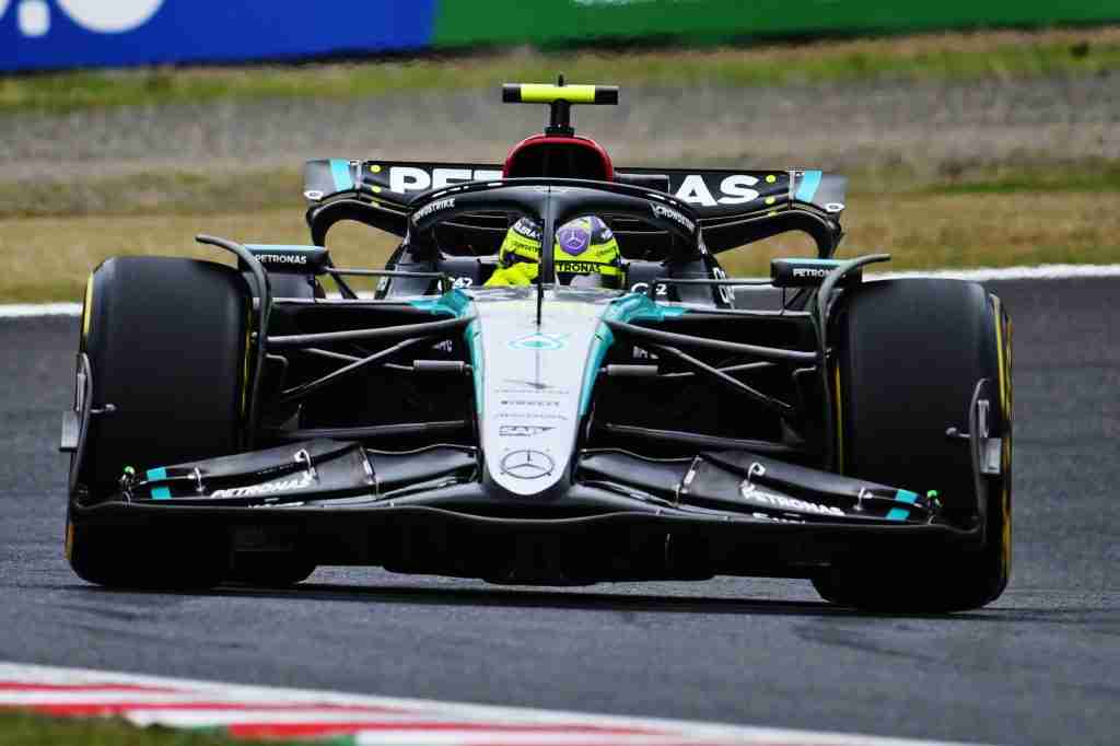 Lewis Hamilton no GP do Japão de 2024 |  Imagens Mercedes/LAT