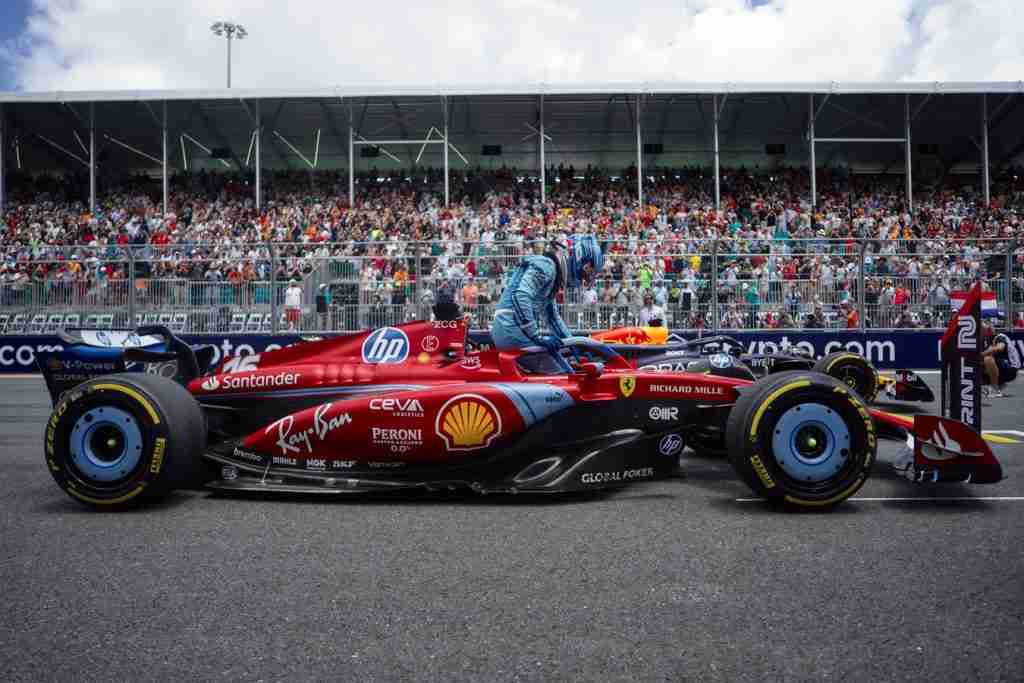 Charles Leclerc após o Sprint do GP de Miami de 2024 |  Ferrari