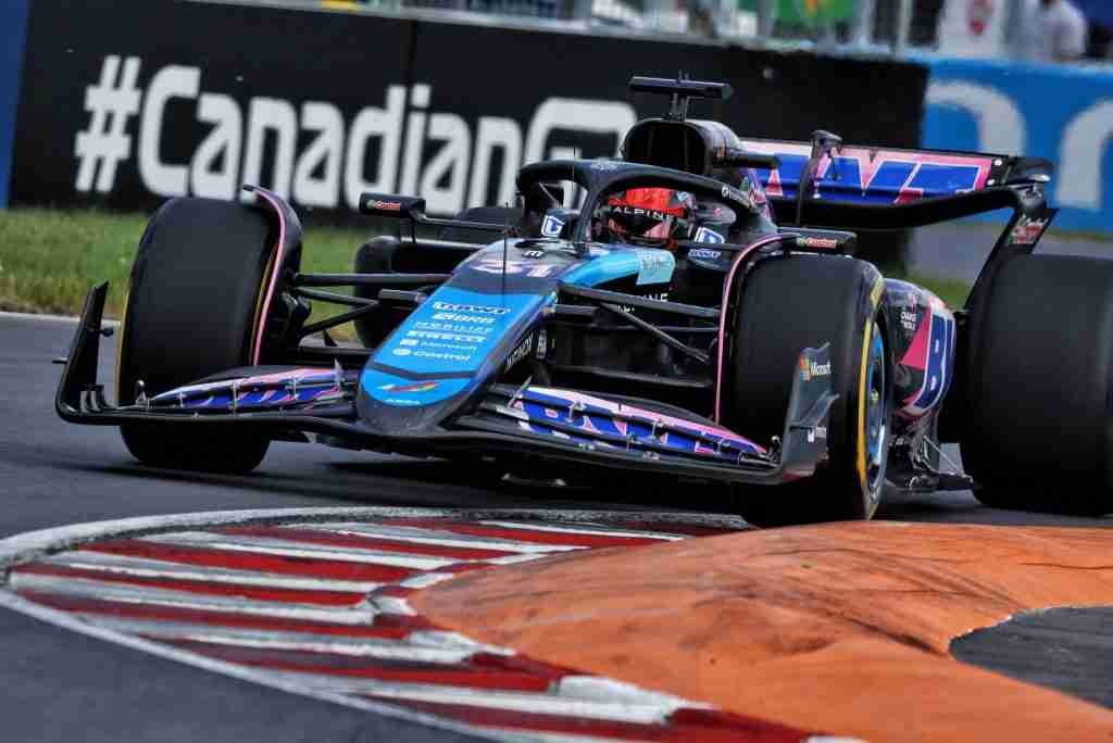 Esteban Ocon no GP do Canadá de 2024 |  Alpino