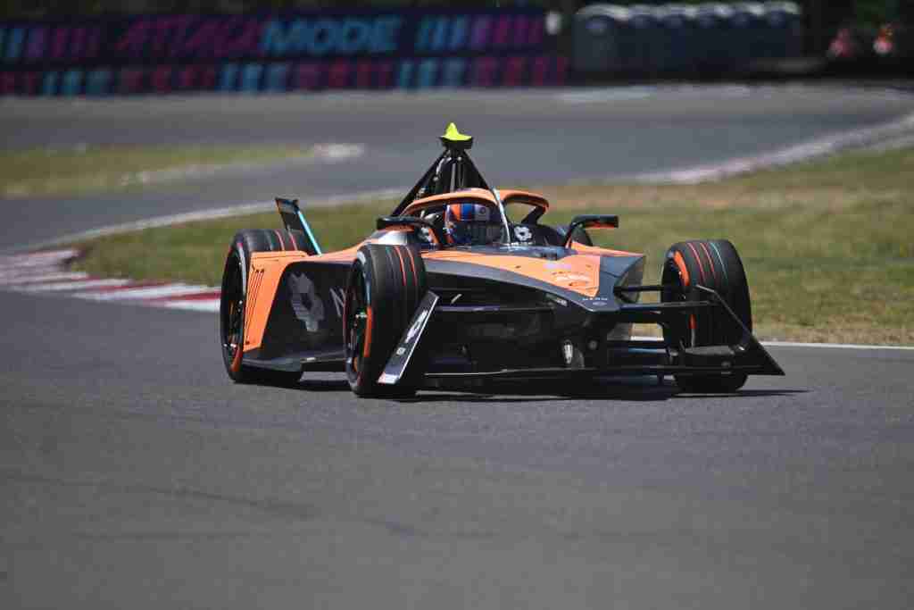 Jake Hughes no E-Prix de Portland de 2024, Rodada 13 da Fórmula 2024 |  Equipe McLaren Fórmula E