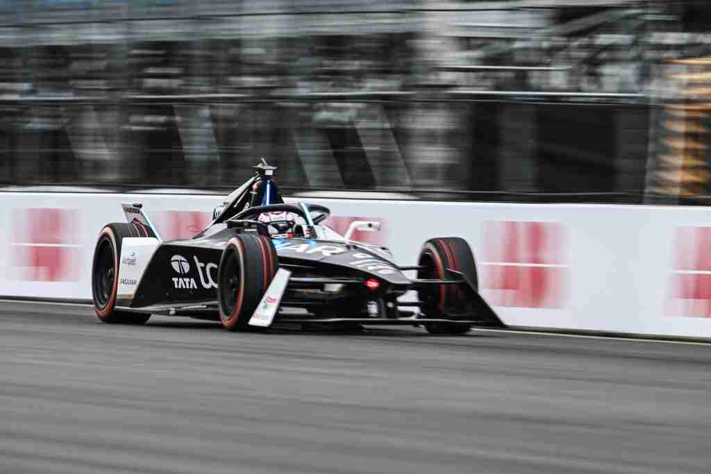 Mitch Evans da Jaguar no E-Prix de Portland 2024 |  Fórmula E