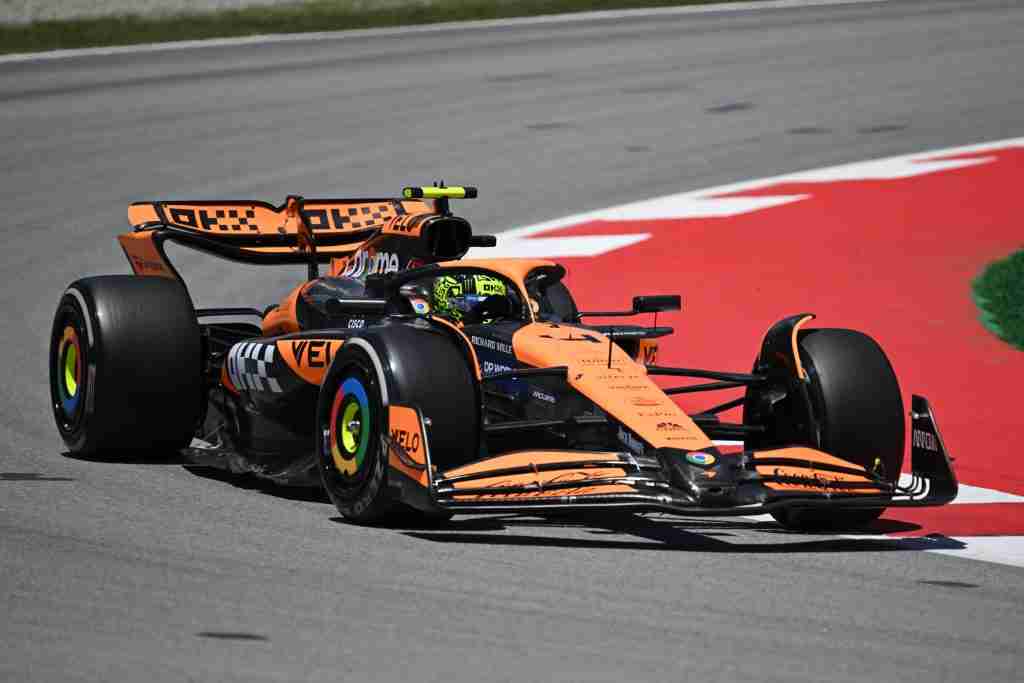 Lando Norris durante o fim de semana do GP da Espanha de 2024 |  McLaren