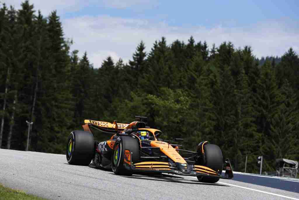 Oscar Piastri no GP da Áustria de 2024 |  Equipe McLaren F1